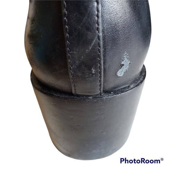 Rachel Zoe Boots Ankle Womens 8.5 Liam Buckle Leather Moto Pointed Toe Booties - Picture 7 of 12